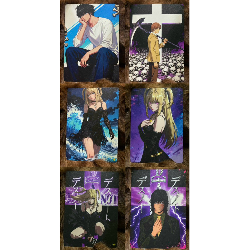 (เลือกได้) Death note ชิกิชิ การ์ดสะสม เดธโน๊ต / Death note collectible card shikishi