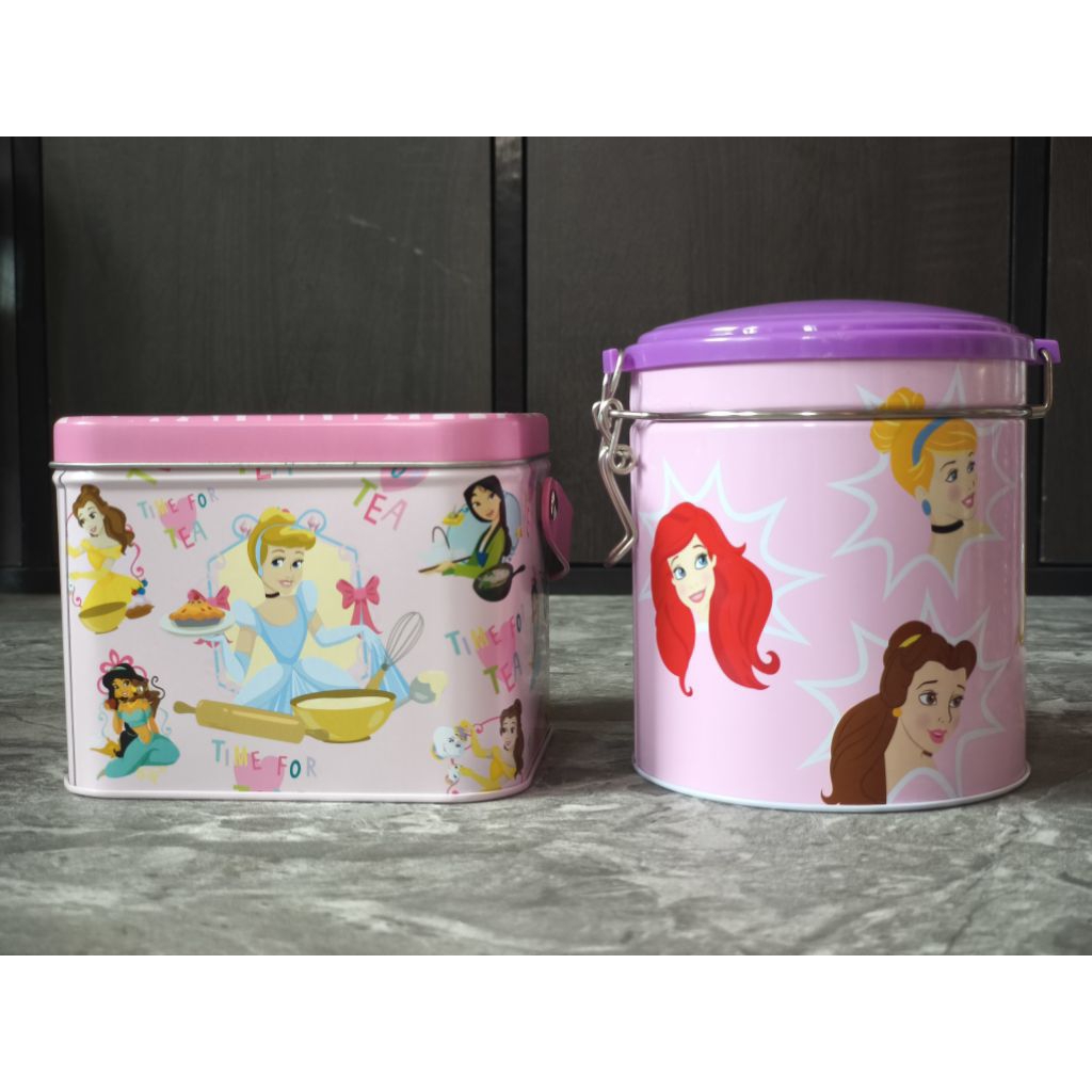 กล่องเหล็ก S&P กล่องคุกกี้ กล่องเจ้าหญิง Princess