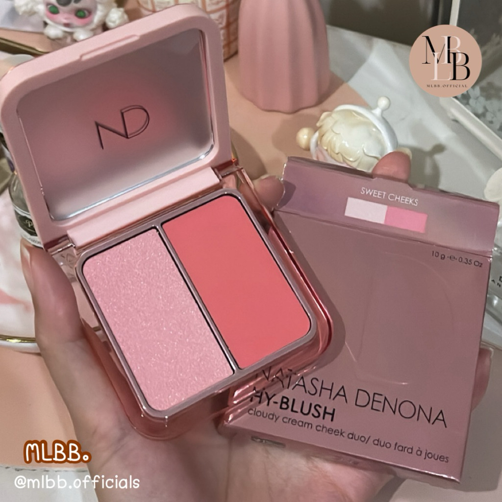 กดโค้ดคุ้มลด20-30%ทั้งร้าน MLBB  Natasha Denona cloudy cream cheek duo (ส่ง01/02)