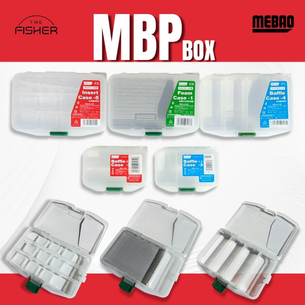 A10 MEBAO กล่องเก็บของ STORAGE BOX  รุ่น MBP   กล่องแข็งแรง ทนทาน จัดระเบียบเหยื่อตกปลาให้ปลอดภัย