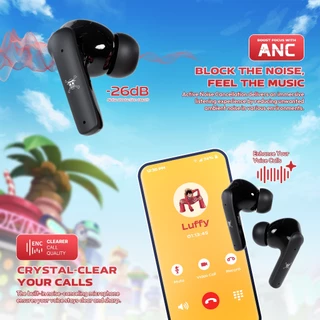 FANTECH x ONE PIECE หูฟังไร้สายลายวันพีช GROOVE ANC FT20 หูฟัง TWS True Wireless หูฟังบลูทูธ