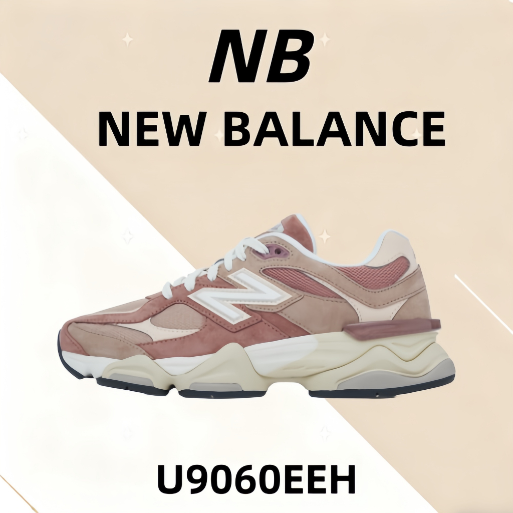 💗ของแท้รับประกัน100%💥 New Balance NB 9060  U9060EEH Outdoor commuting running casual shoes