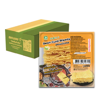 SamBua สามบัว ฟองเต้าหู้แผ่นทอด 80 กรัม Fried Bean Curd Sheets