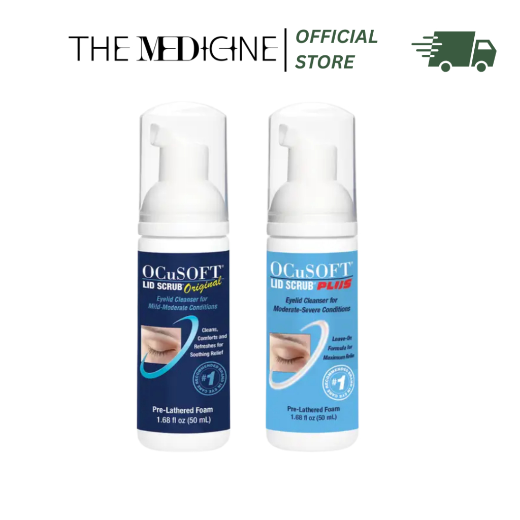 Ocusoft Lid Scrub Original & Plus Forming Eyelid Cleanser