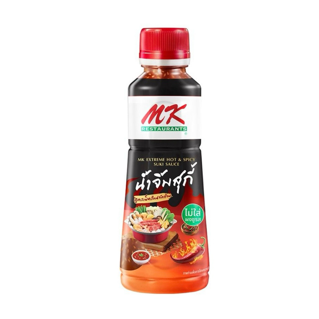 (พร้อมส่ง) MK เอ็มเค น้ำจิ้มสุกี้ สูตรเผ็ดร้อน 350 กรัม
