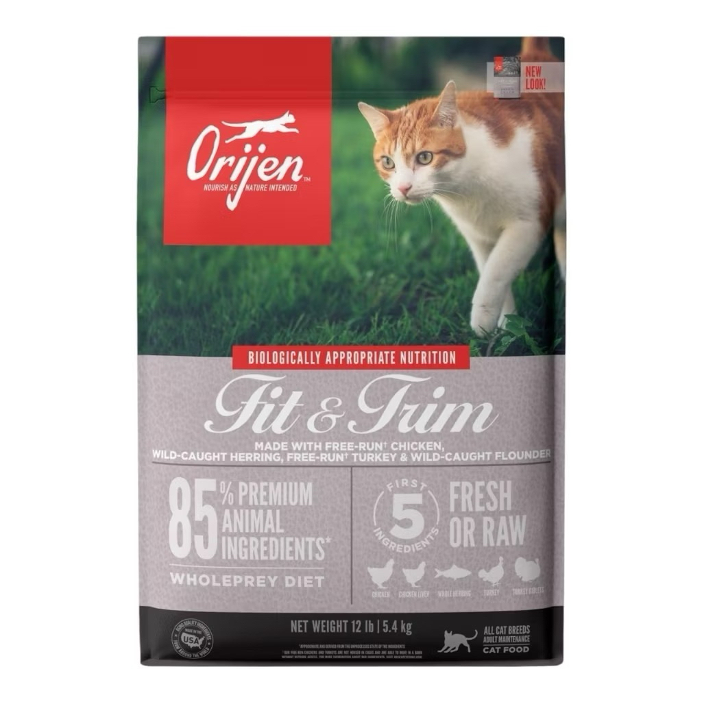 ORIJEN Fit & Trim Cat โอริเจน ฟิต แอนด์ ทริม สำหรับแมวอายุ 1 ปี ขึ้นไป ขนาด 5.4kg