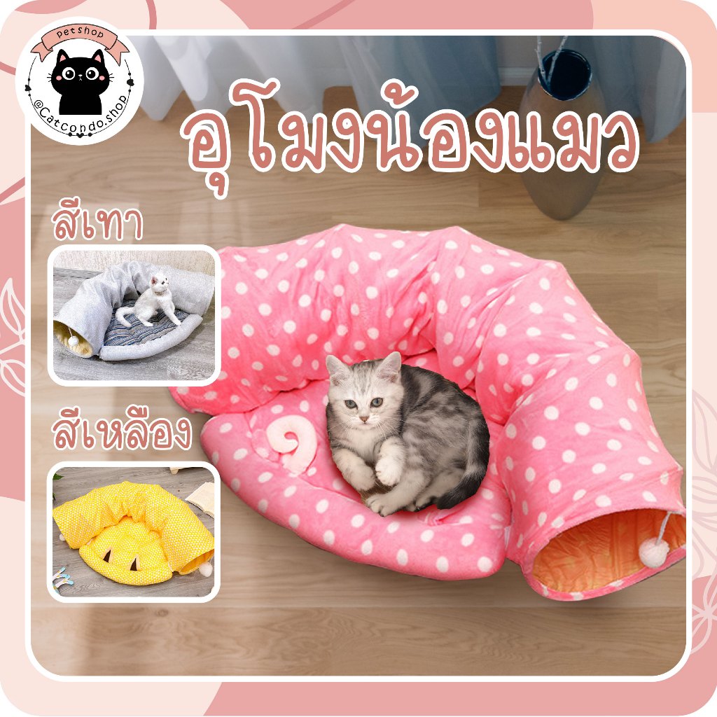 ของเล่นแมว อุโมงค์แมว อุโมงค์สัตว์เลี้ยง พับได้ ของเล่นสัตว์เลี้ยง อุโมงค์สายรุ้ง ของเล่นสัตว์เลี้ยง อุโมงแมว ราคา ถูกที่สุด ดีลบีเคเค