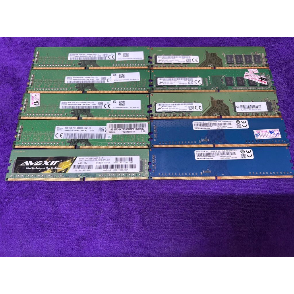 Ram PC DDR 4 8gb 4 gb 3200 3000 2666 2400 2133
