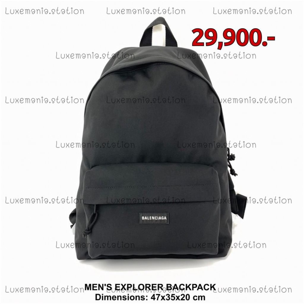 🇹🇭👜[พร้อมส่ง]: New!! Balenciaga Explorer Backpack Bag ‼️ก่อนกดสั่งรบกวนทักมาเช็คสต๊อคก่อนนะคะ‼️