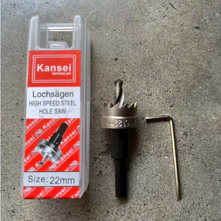 KANSEI โฮลซอ เจาะเหล็ก ขนาด 15-60mm ดอกเจาะไฮสปีด HSS Hole Saw โฮลซอว์ ดอกเจาะ ดอกสว่านเจาะรู ดอกเจาะโฮลซอว์