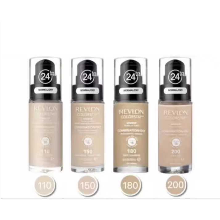 ครีมรองพื้น เรฟลอน คัลเลอร์สเตย์ REVLON COLORSTAY MAKEUP ปกปิด ติดทน มีSPF15″