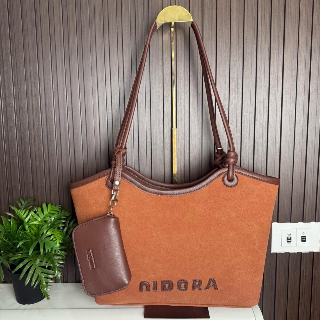 ระหัส 444 กระเป๋าNIDORAงานแท้ ใบใหญ่ ขนาด17นิ้ว สูง10นิ้ว หนา6นิ้ว