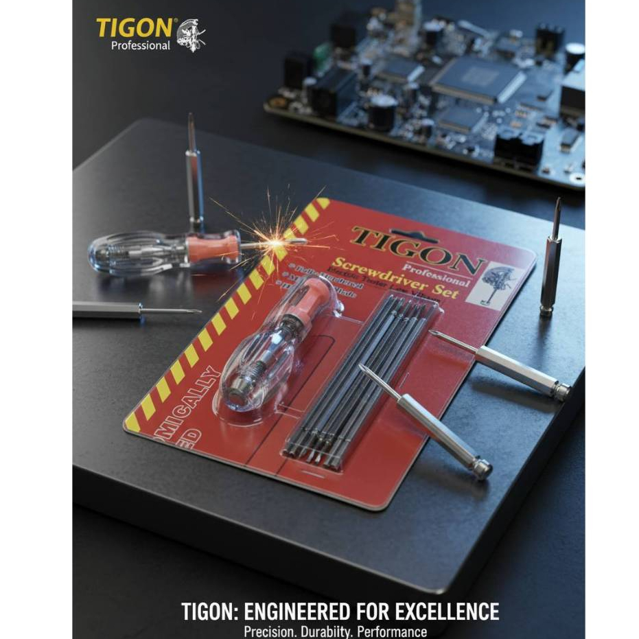 ไขควงลองไฟ 7ตัวชุด (888) NO.020