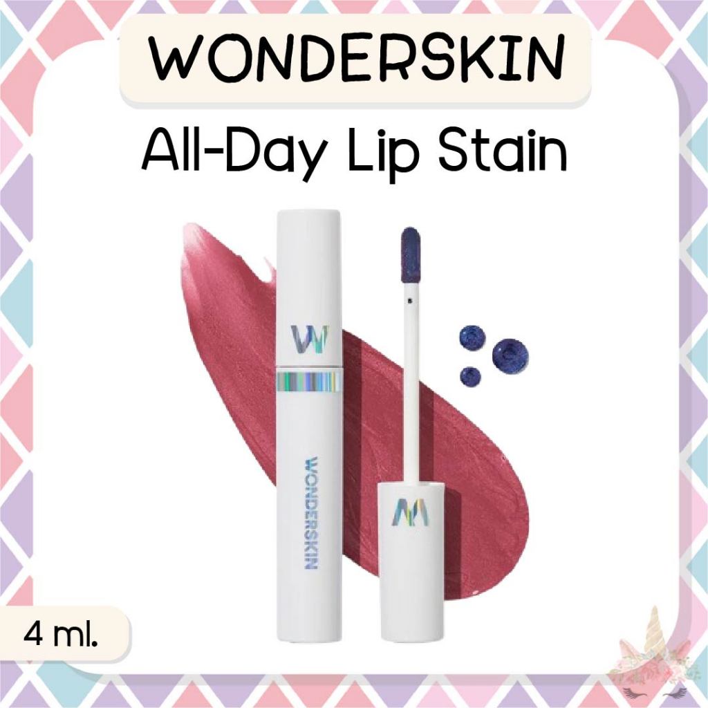 *พร้อมส่ง/ของแท้‼️* (มีสีLimitedด้วยน้า) Wonderskin Wonder Blading All-Day Lip Stain 4 ml.