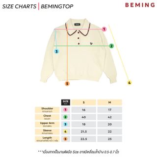Bemingtop1067(S-M)-BMG Bow Collar Knit Polo - เสื้อคอปกที่เพิ่มความเรียบร้อยให้ลุคแบบพอดี ๆ