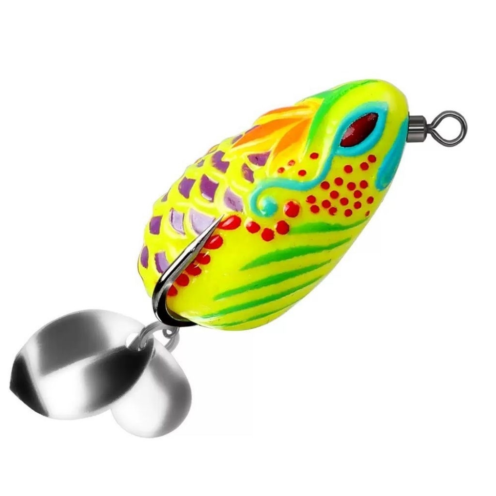 กบยาง 3.5 cm น้ำหนัก 5.7 กรัม ใบพัดคู่พร้อมจัดส่ง - รูปที่ 4