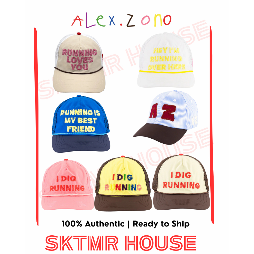 [พร้อมส่ง-ของแท้] หมวก ALEX Zono "I Dig Running" "Running Love You"