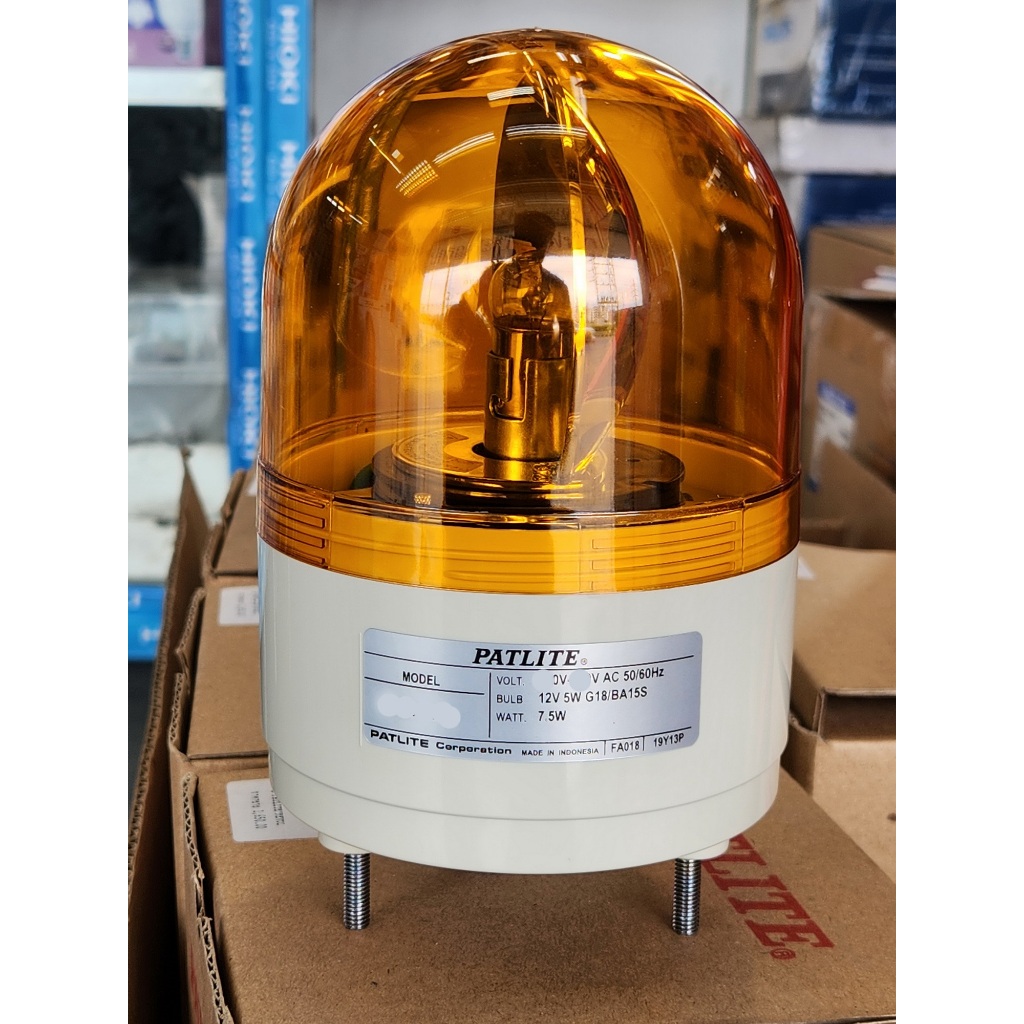 RH24L YELLOW PATLITE WARNING 24VDC