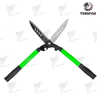 Tensfox กรรไกรตัดแต่งพุ่มไม้ กรรไกรตัดหญ้ายืดได้ กรรไกรตัดกิ่ง กรรไกรตัดหญ้า 30-57cm ด้ามปรับยาวได้ ใบมีดคม ถุงมือฟรี