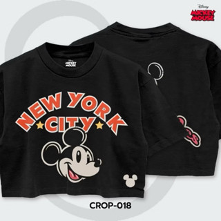 เสื้อครอป Mickey Mouse ลายลิขสิทธ์แท้ DISNEY (CROP-018)