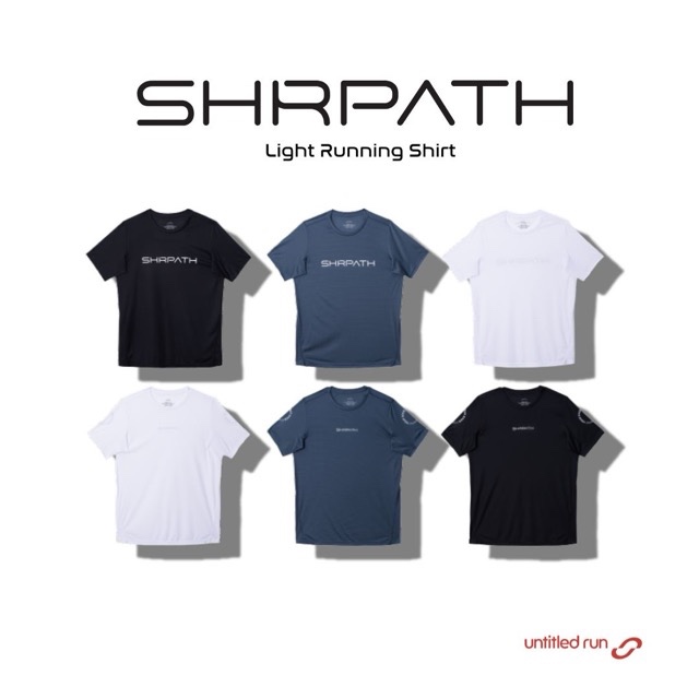 SHRPATH เสื้อวิ่ง UNISEX มีแขน ผ้าโปร่ง ระบายอากาศดี ทรงสวย ใส่ซ้อมได้ ใส่มาราธอนแจ่ม SH1001 SH1002