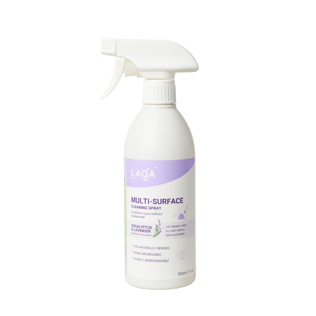 LAGA ลาก้า สเปรย์ทำความสะอาดพื้นผิวอเนกประสงค์ 500 มล. Multi-Surface Cleaning Spray