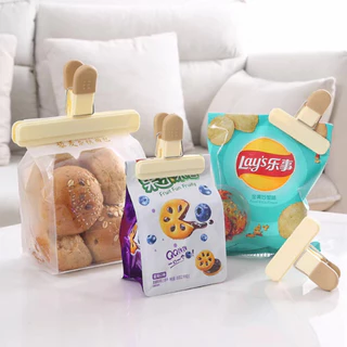 🤍พร้อมส่ง🤍 ที่หนีบถุงขนม ไม้หนีบถุงขนม คลิปปิดถุงอาหาร ล็อคแน่น ลมไม่เข้า ถนอมอาหาร ที่หนีบซองอาหาร ที่หนีบปากถุงขนม