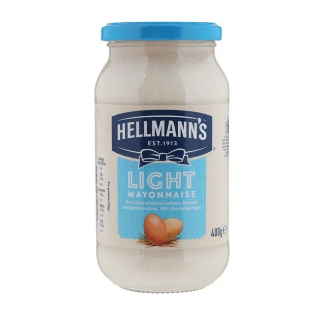 Hellmanns Light Mayonnaise 400ml.