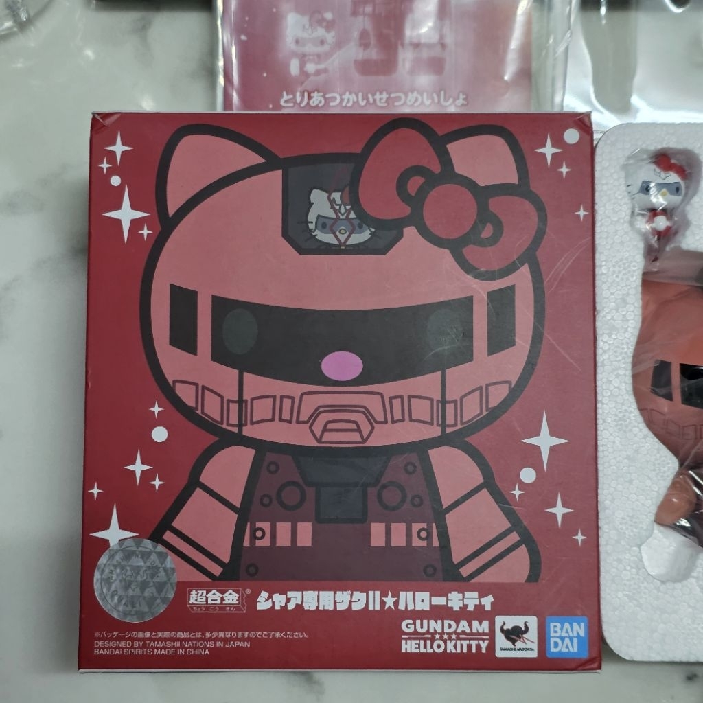 TAMASHII CHOGOKIN Char's Zaku II ★ Hello Kitty มือ2