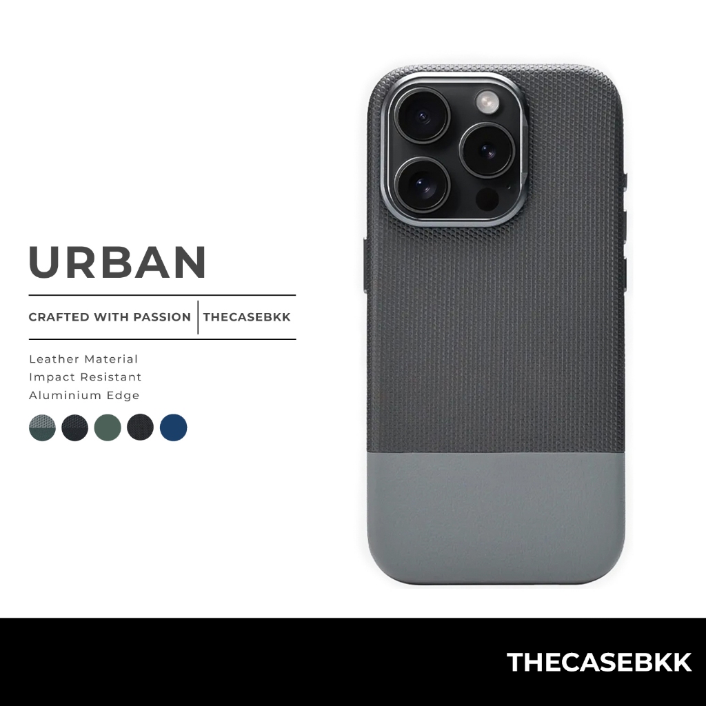 Urban Design หนัง Top Grain Leather เคสไอโฟน THECASEBKK เคสกันกระแทก  iPhone Leather Case