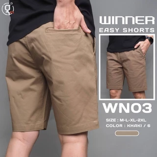 ⚡GW⚡Winner03 รวมรุ่นกางเกงขาสั้นผ้ายืด เอวยืด ยาว 17.5-19.5 นิ้ว ไซส์ 30-36 Goodwin Brand