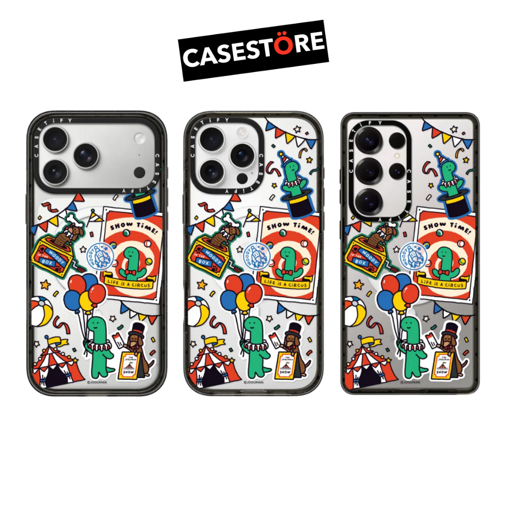 [🦕พร้อมส่ง🦕] CASETiFY | JOGUMAN - The Joguman Show Stickers Case #ของแท้ #For iPhone & Samsung