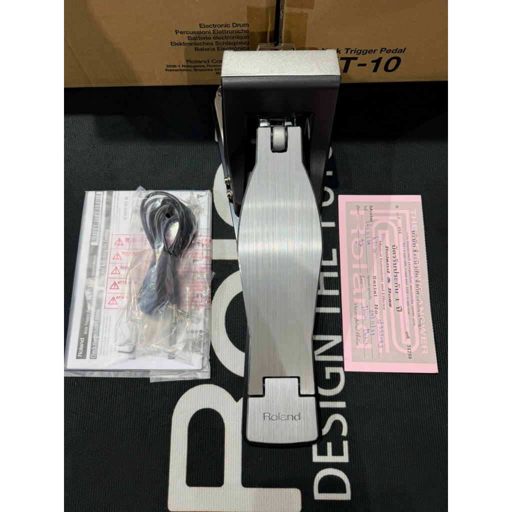 Roland KT-10 Kick Trigger Pedal แป้นเหยียบกระเดื่องไฟฟ้า มือ1 ของแท้💯 (ประกันศูนย์ 1 ปี)