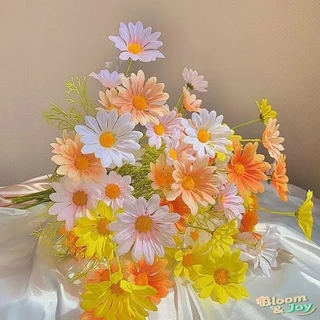 ดอกเดซี่ ดอกไม้ประดิษฐ์ ดอกไม้ไหม DIY ของแต่งบ้าน ของตกแต่งสำหรับถ่ายภาพ