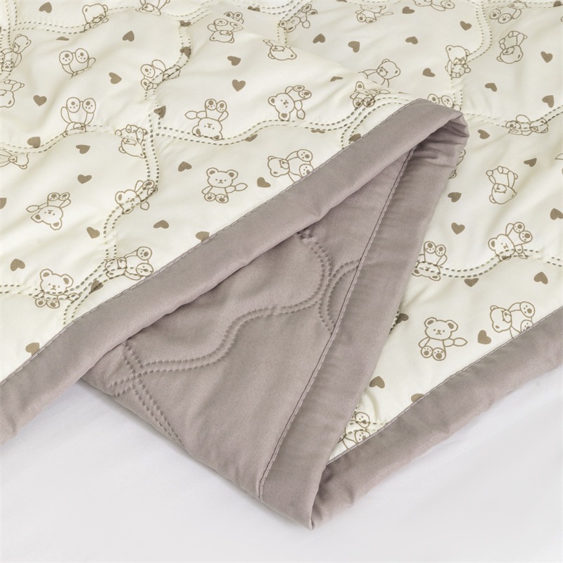 ผ้าห่มปรับอากาศใช้เดี่ยว/คู่ระบายอากาศไม่ร้อนอบอ้าวทำความสะอาดง่าย - รูปที่ 2