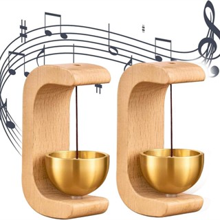 กระดิ่งประตูแม่เหล็กประตูทางเข้ากระดิ่งทำจากไม้สวยงามระฆังลม…