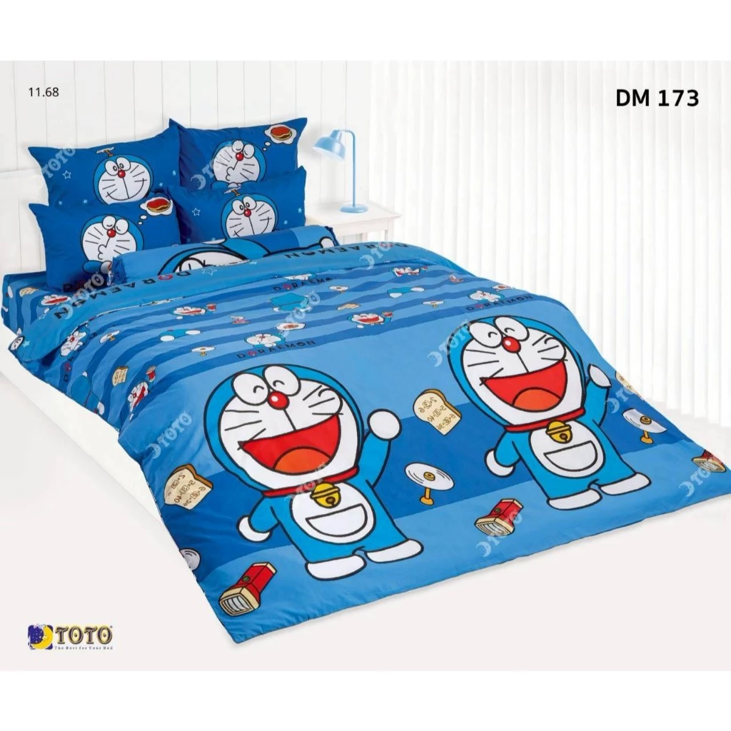 DM173: ผ้าปูที่นอน ลายโดราเอมอน Doraemon/TOTO