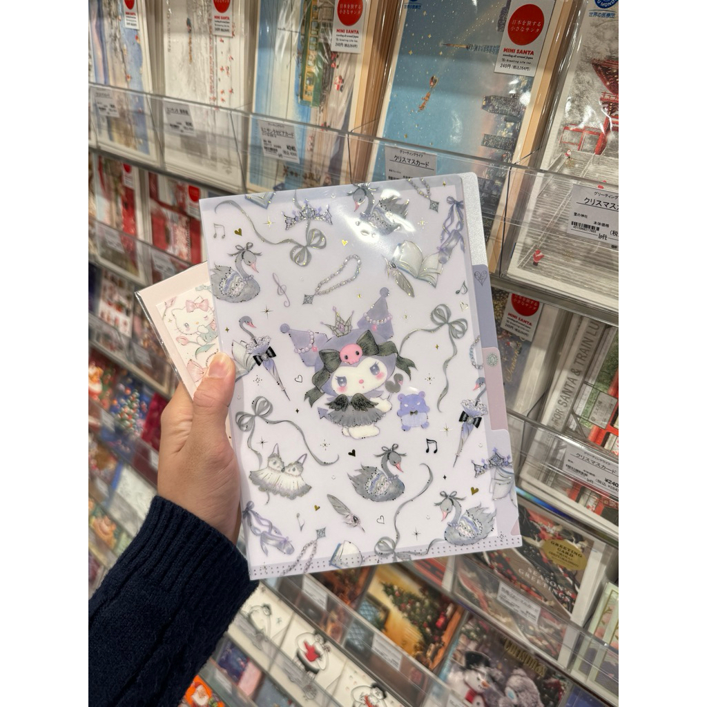 แฟ้ม sanrio🔥limited japan พร้อมส่ง japan 🇯🇵 ญีปุ่นแท้ 100% แฟ้ม sanrio สติ้กเกอร์ กระดาษโน้ต สมุดฉีก