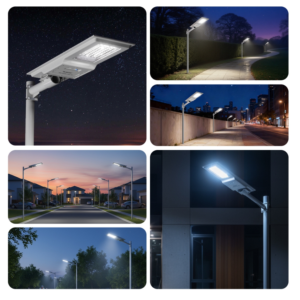 MODI โคมไฟถนนโซล่าเซลล์ 300W 400W แสงขาว ระบบสว่างค้าง เปิดปิดอัตโนมัติ Solar street light IP65 ราคา ถูกที่สุด ดีลบีเคเค แกลเลอรีภาพที่ 7