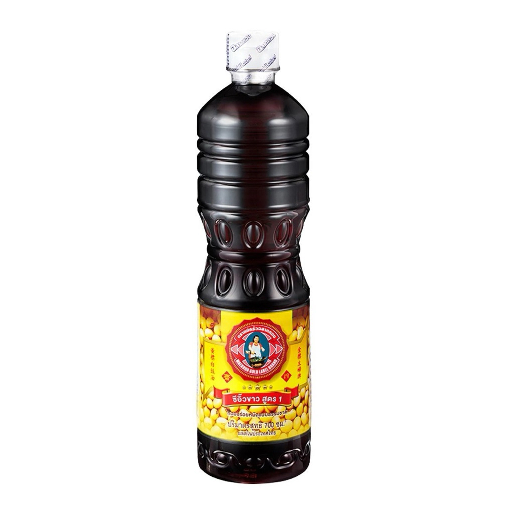 T  ซีอิ๊วขาวสูตร1 แม่ครัวฉลากทอง 700 มล. Thai soy sauce พร้อมส่ง