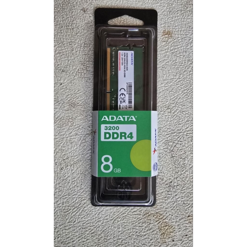 RAM DDR4(3200, NB) 8GB ADATA 4 CHIP (AD4S32008G22-SGN)