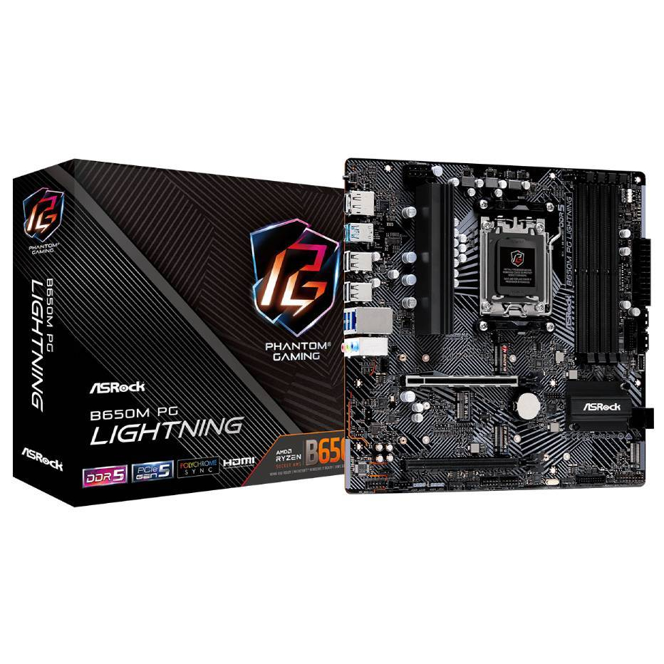 ASROCK B650M PG LIGHTNING AM5 MAINBOARD