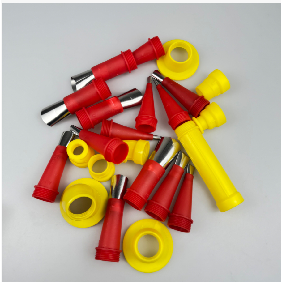 23ชิ้น ชุดหัวปาดซิลิโคน หัวฉีดกาว หัวประตูหน้าต่าง ผนังร่วมกาวพร้อมฐานกาว - รูปที่ 3