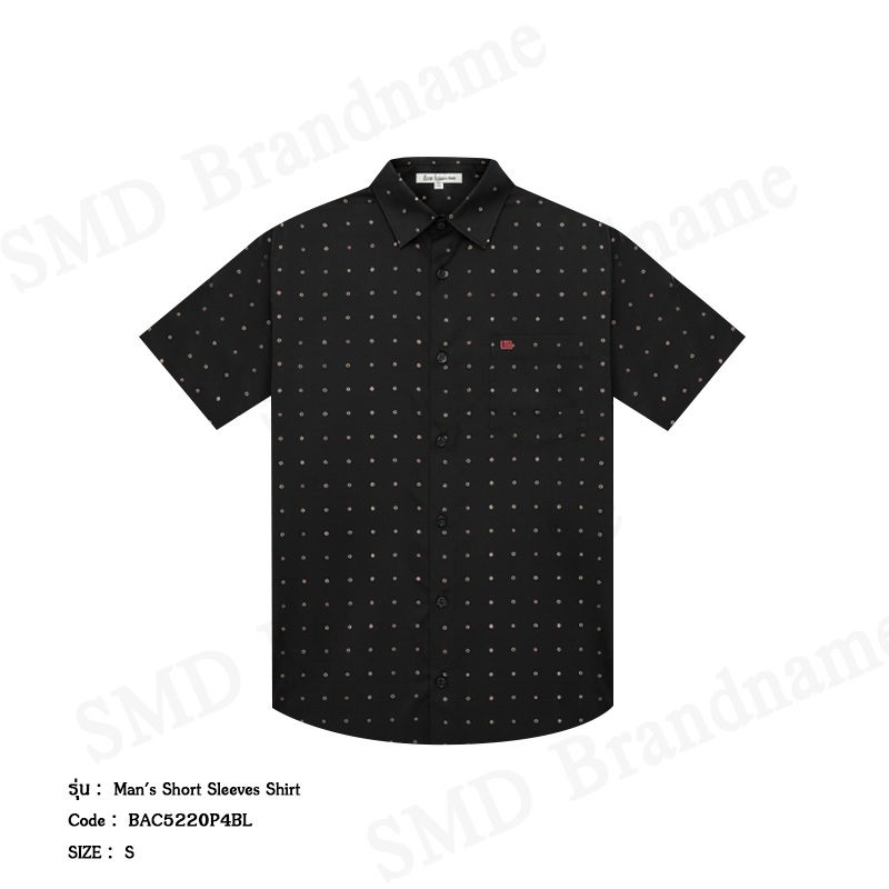 Guy Laroche เสื้อเชิ้ตแขนสั้นผู้ชาย รุ่น Man's Short Sleeves Shirt Code: BAC5220P4BL