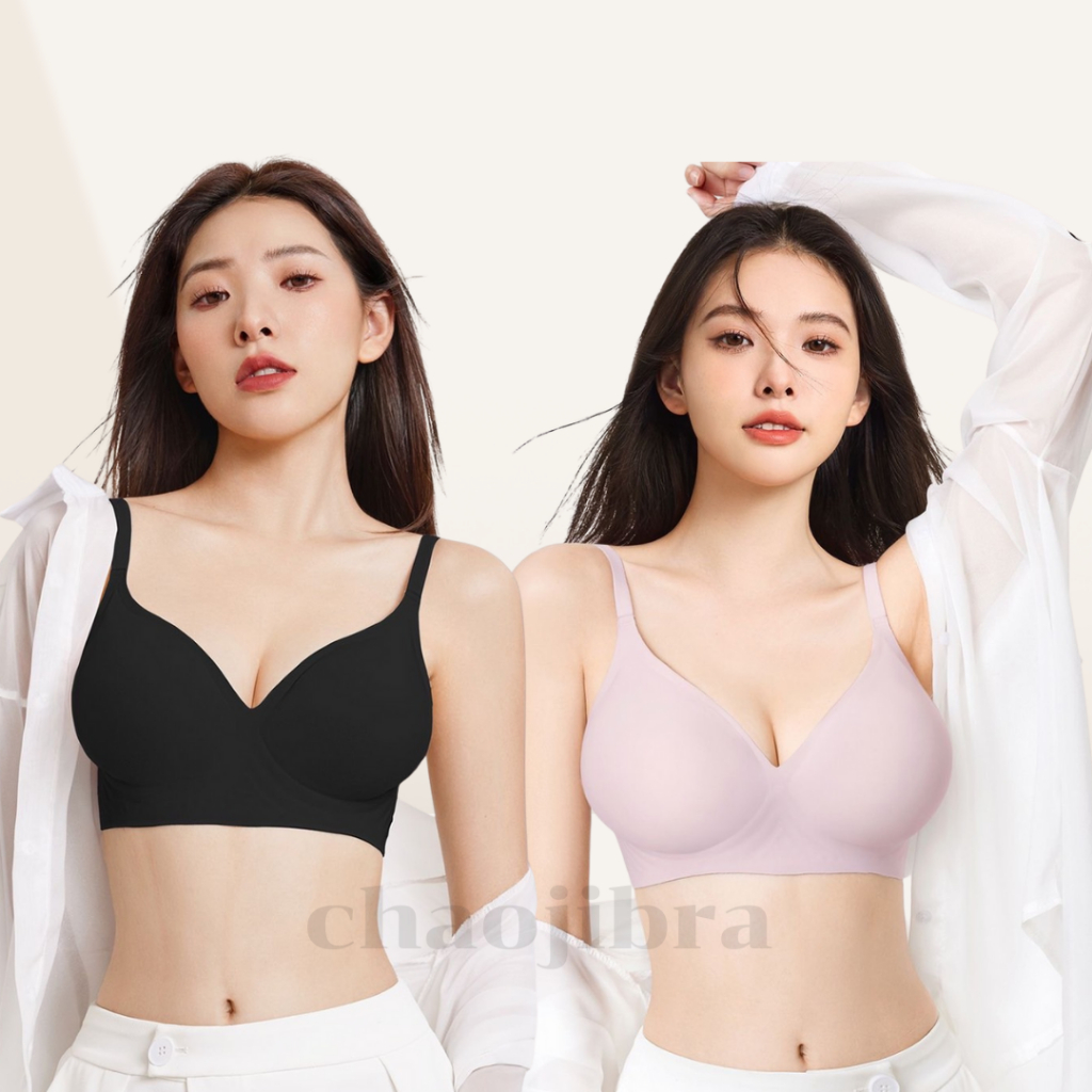 เสื้อชั้นในผู้หญิง ชุดชั้นในไร้โครง เจลลี่บรา bar B180 ใส่สบาย ฟองน้ำบาง  เก็บทรงดี กระชับอก M-4XL พร้อมจัดส่ง