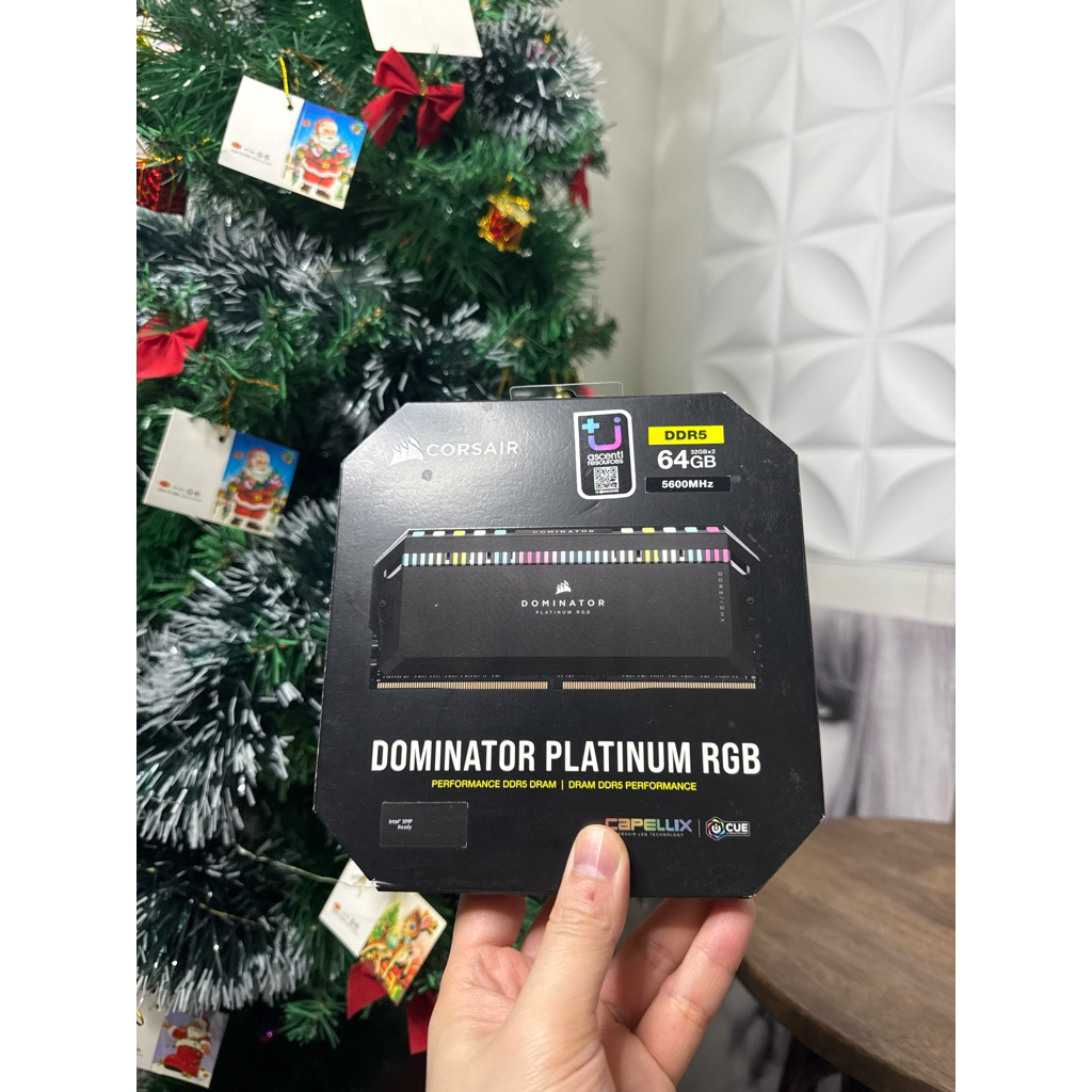 พร้อมส่ง มือ2 Ram DDR5 64Gb 32*2 5600MHZ Dominator Platinum
