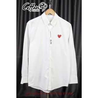เสื้อเชิ้ต Play-A งานปัก Shirt ผ้า Cotton Oxford ทรงสวย ใส่ได้ทั้งชายหญิง พร้อมส่งจากไทย
