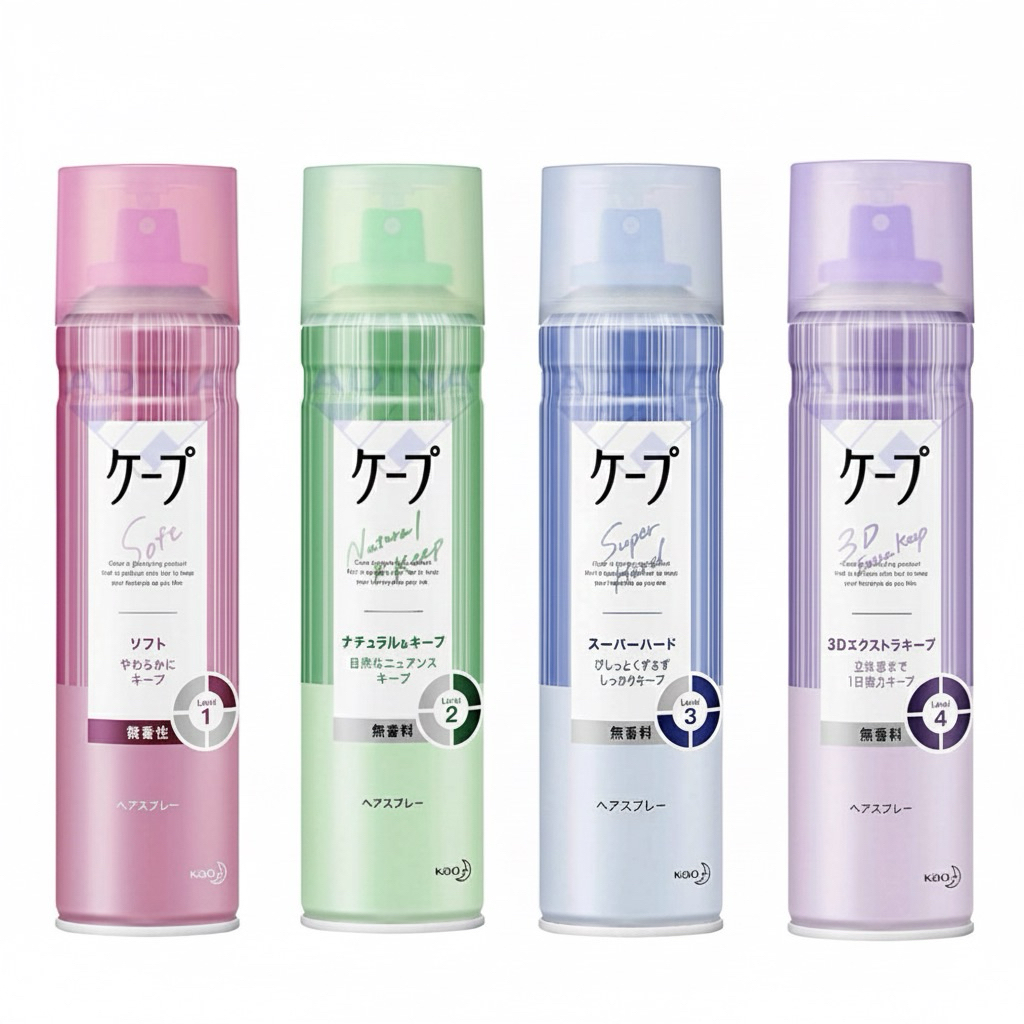 Kao Cape Hair Stying Spray  สเปรย์ฉีดแต่งทรงผม ขนาด 180ml.