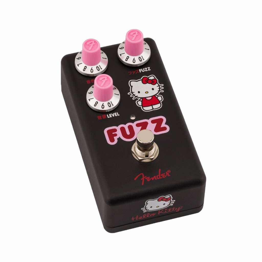 (พร้อมส่ง📦)Fender x Hello Kitty Black Fuzz Pedal