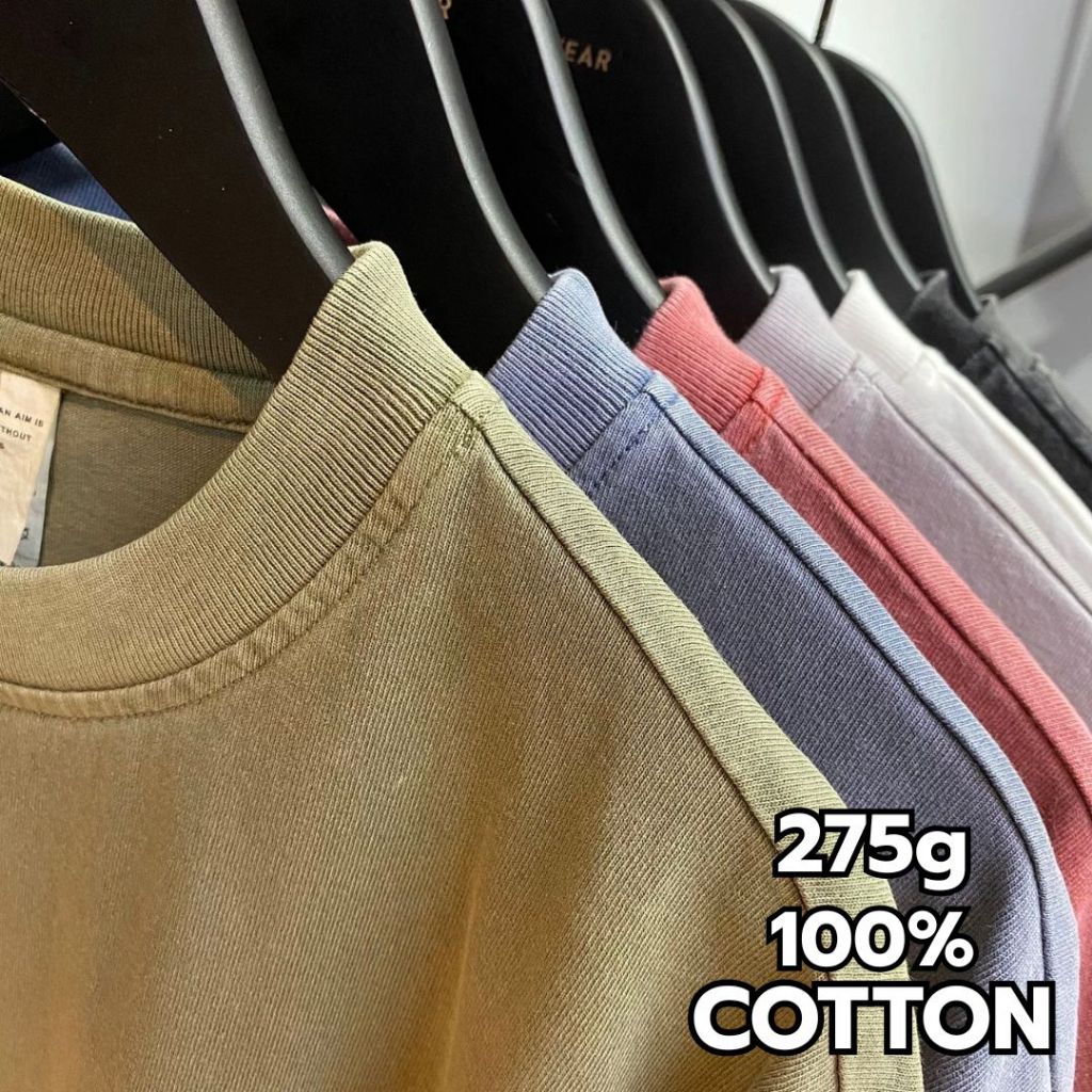 Molisa เสื้อยืดผู้หญิง ผู้ชาย Oversize Unisex สกรีนเสื้อพรีเมี่ยม DTG เสื้อแขนสั้น คอตตอน100% 68174# ราคา ถูกที่สุด ดีลบีเคเค แกลเลอรีภาพที่ 8